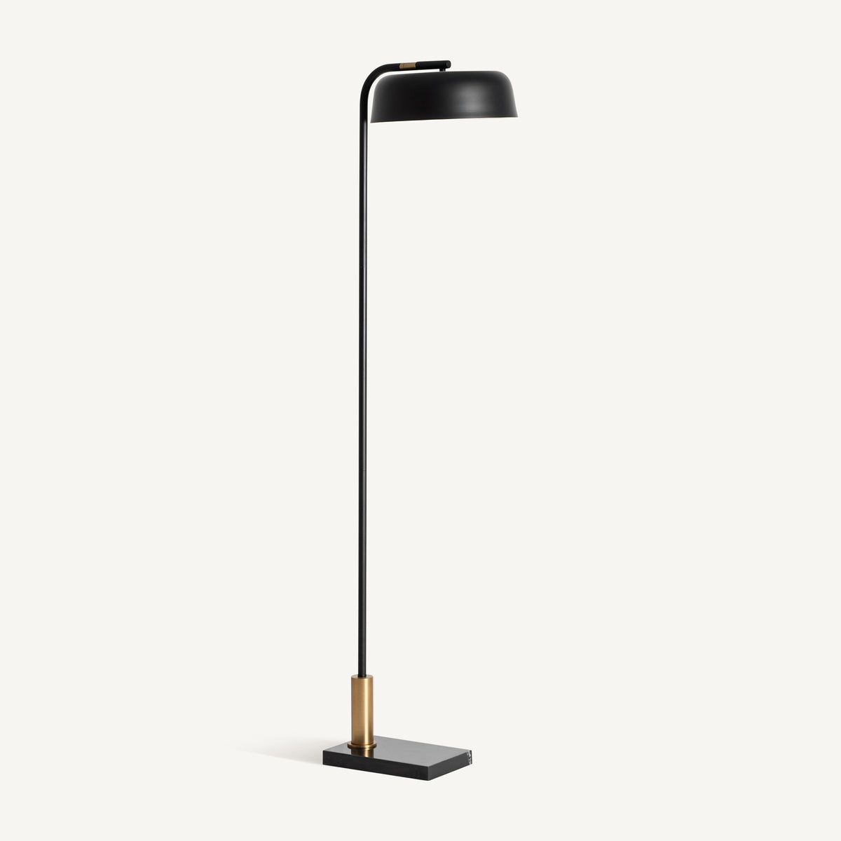 Cint Black Marble & Golden Steel Floor Lamp 43x32x154 cm