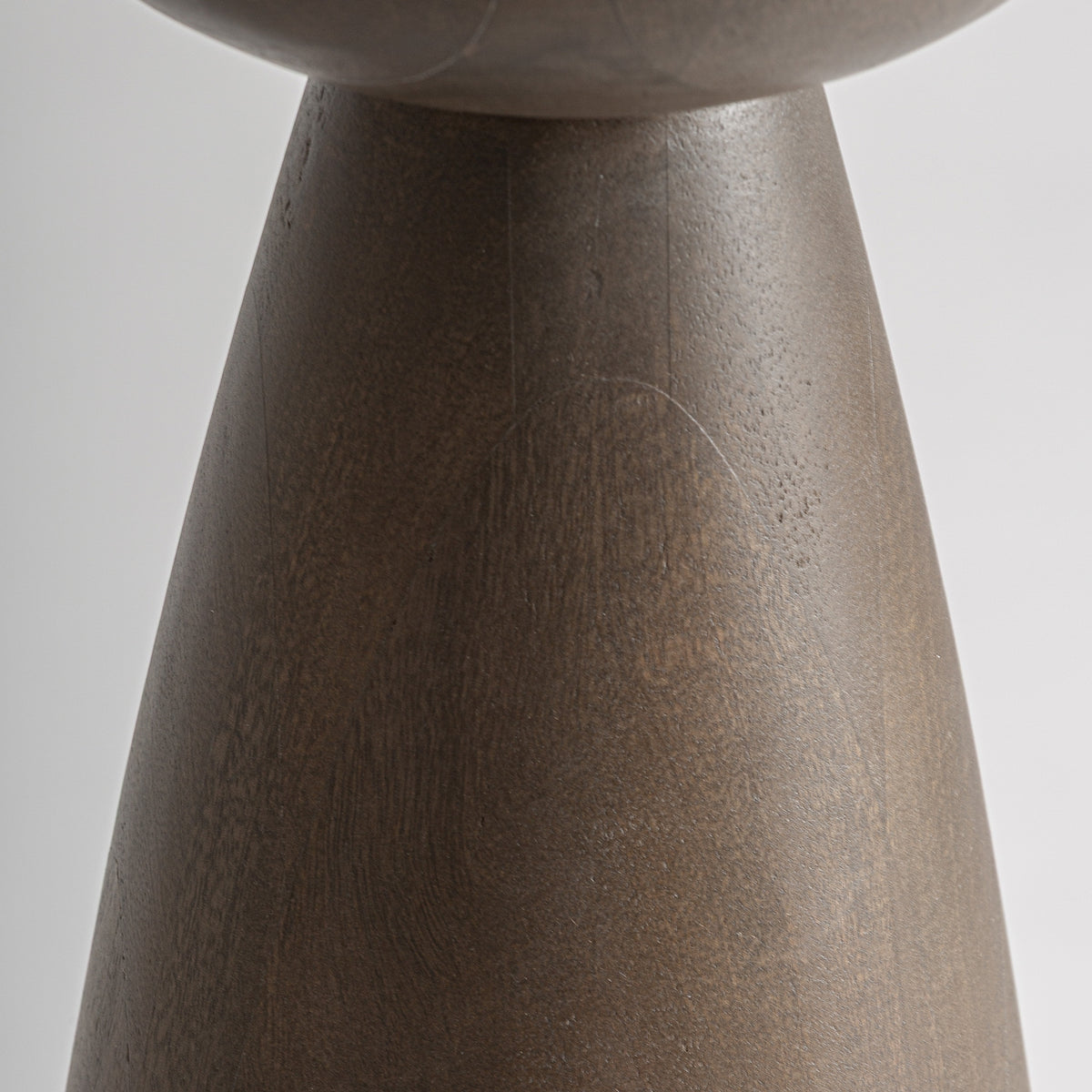 Cinzia Brown Mango Wood & Beige Polyester Floor Lamp 56x56x170 cm