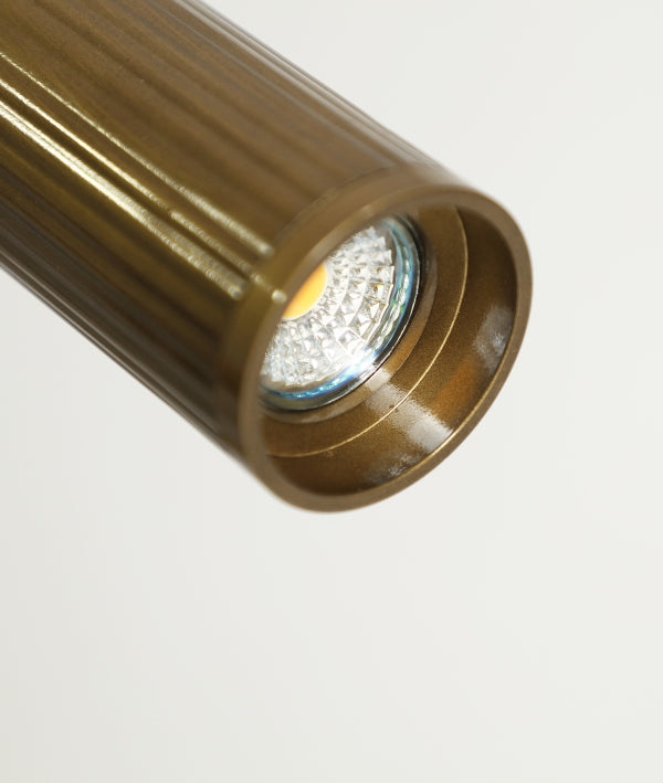 Hejce Bronze Steel & Black Marble Floor Lamp