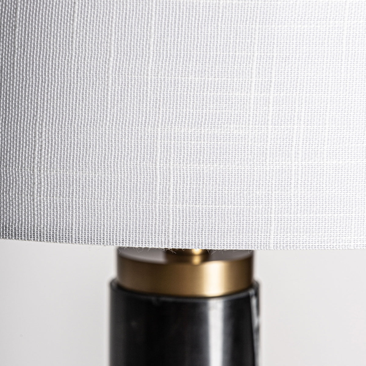 Kleines Black Marble & Bronze Steel Floor Lamp 50x50x163 cm