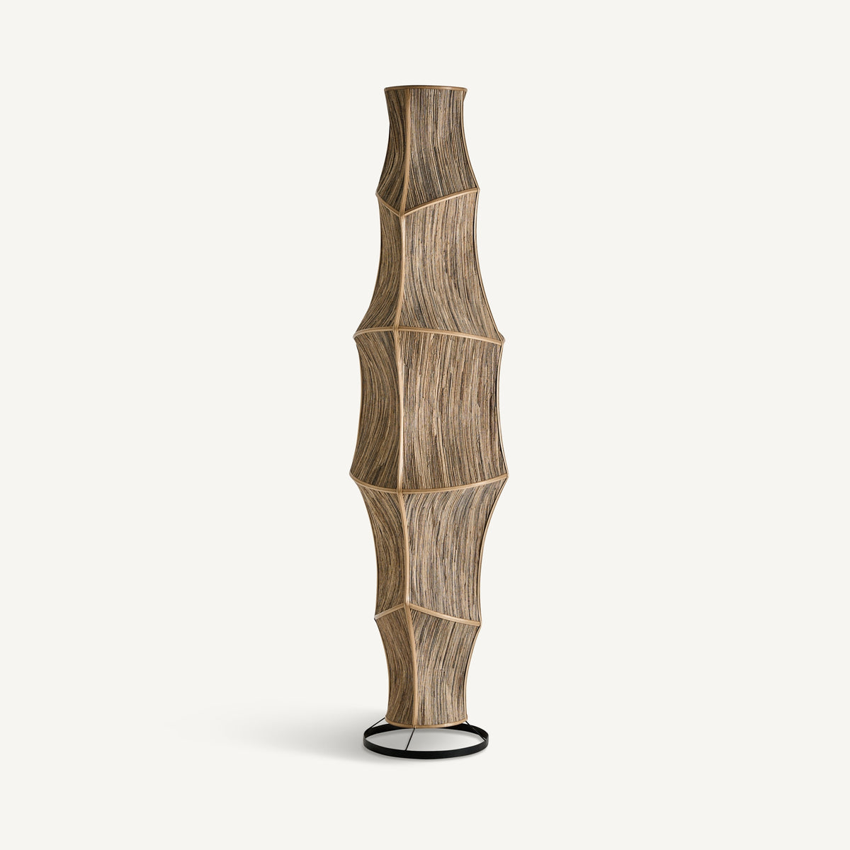 Lauzun Beige Natural Fiber Floor Lamp 50x50x200 cm