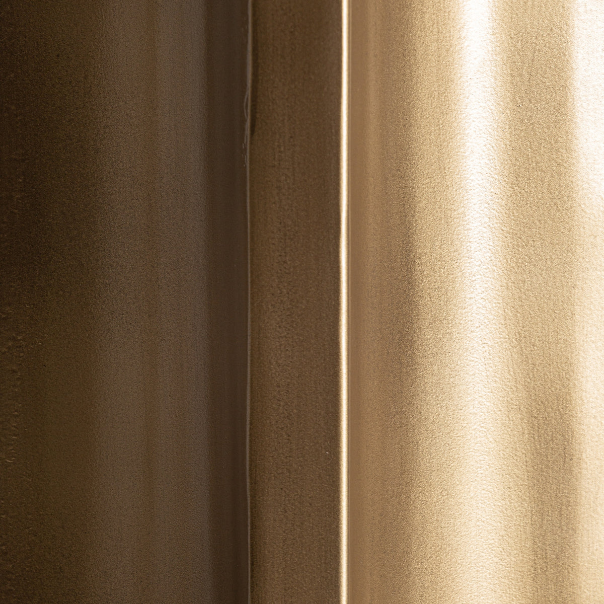 Golden Metal & Raw Cotton Floor Lamp 51x51x171 cm