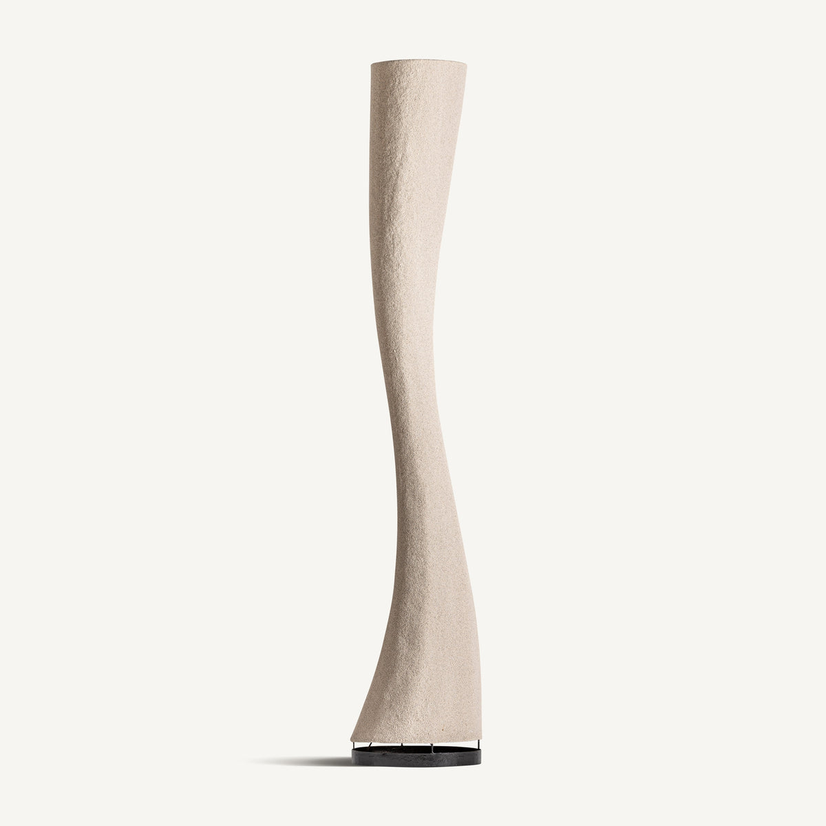 Walens Cream Natural Fiber & Resin Floor Lamp 28x28x150 cm