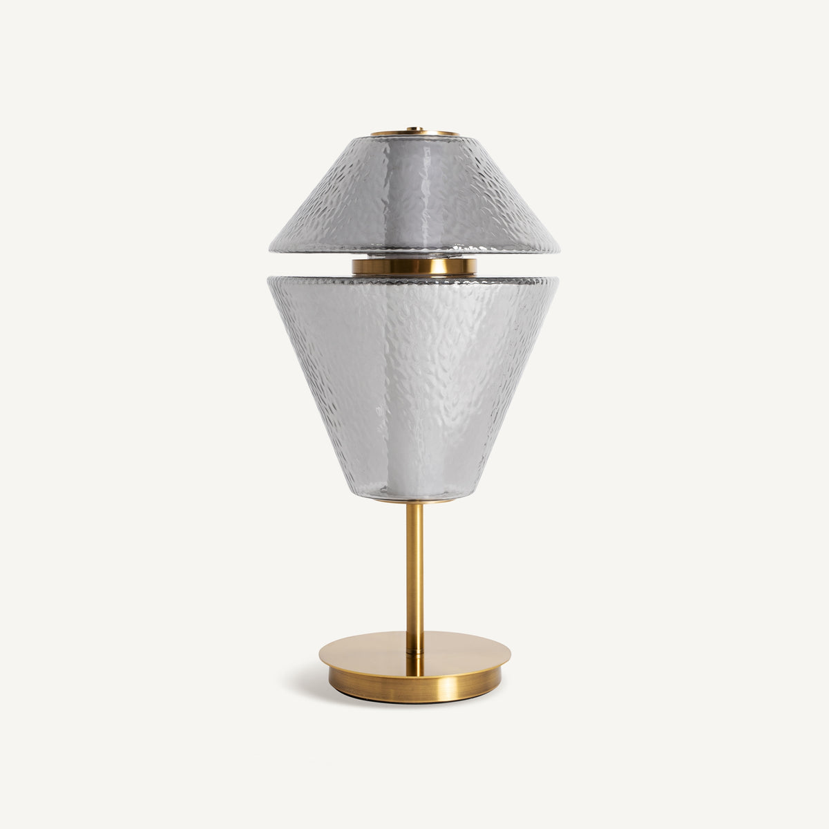 Aine Grey & Golden Table Lamp 30x30x57 cm