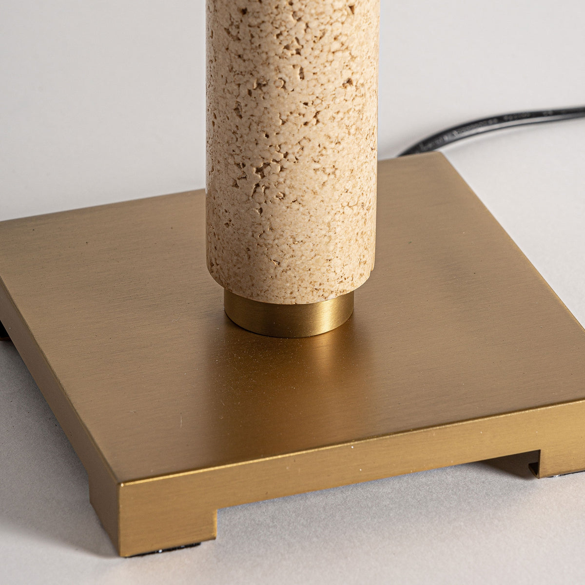 Alina White & Brown & Golden Table Lamp 40x40x87 cm