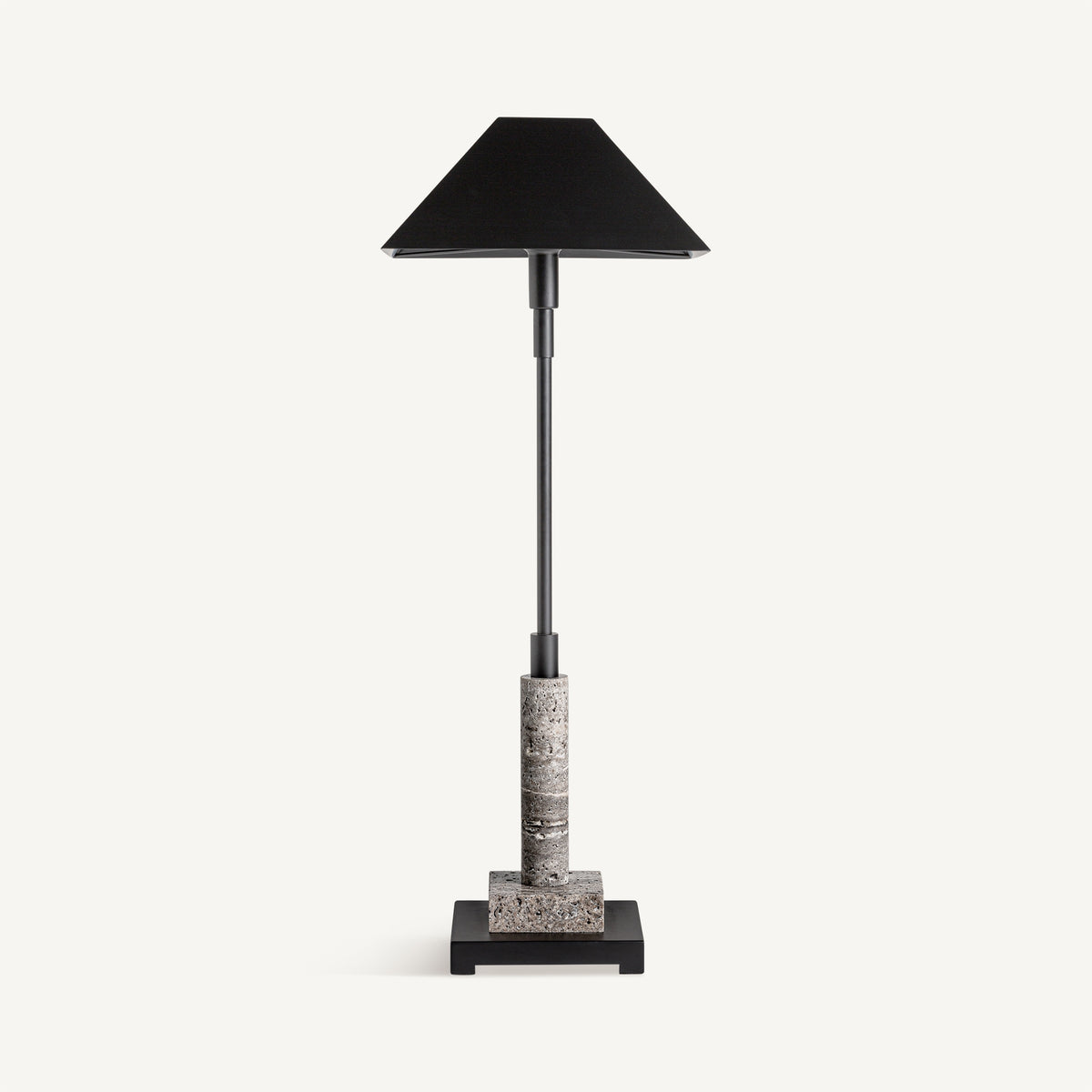 Atlas Grey & Black Table Lamp 33x33x88 cm