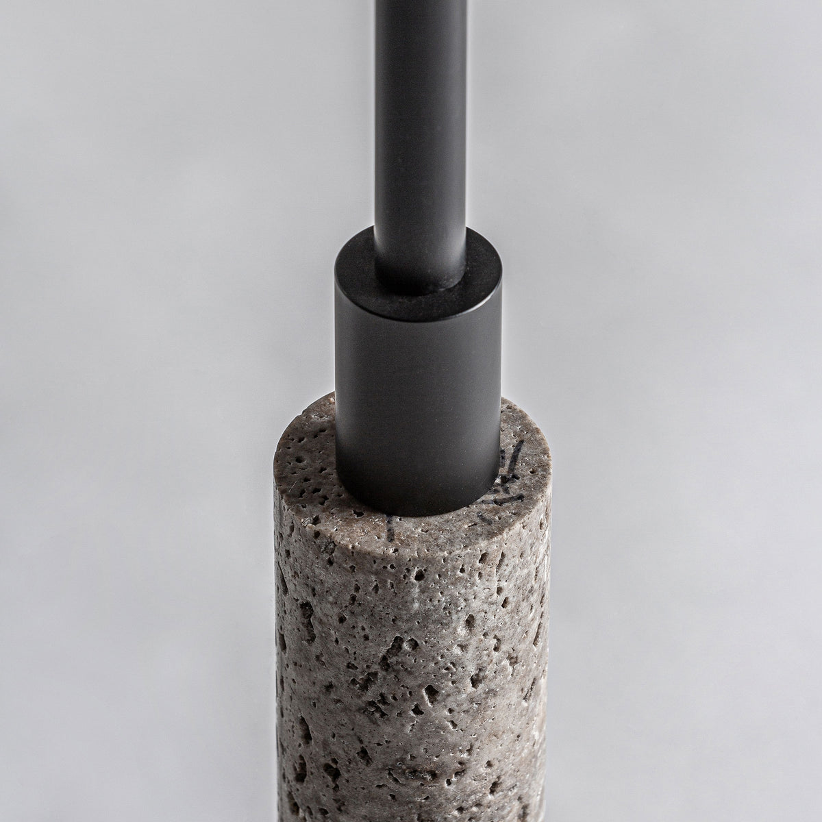 Atlas Grey & Black Table Lamp 33x33x88 cm