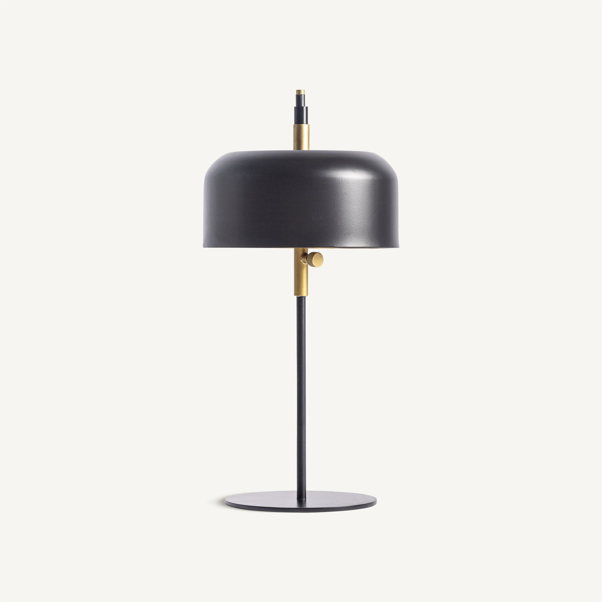 Bellini Black & Golden Table Lamp 26x26x56 cm