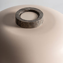 Load image into Gallery viewer, Table Lamp Silver Travertine