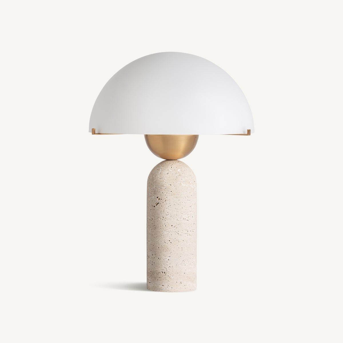 Creamy White & Beige & Golden Table Lamp 30x30x44 cm