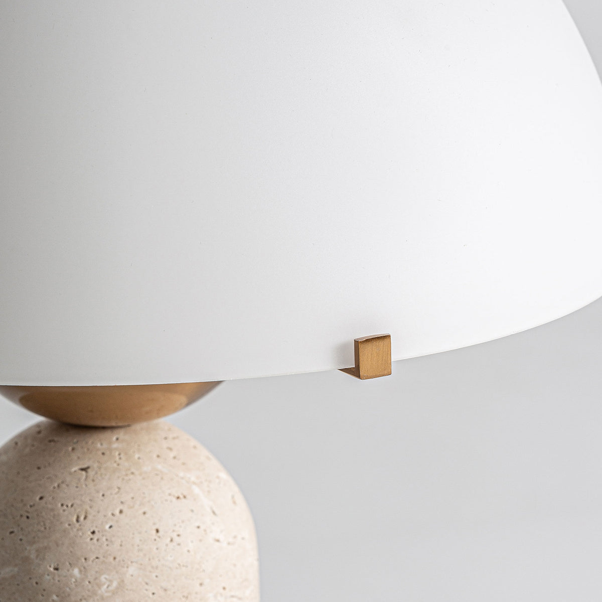 Creamy White & Beige & Golden Table Lamp 30x30x44 cm