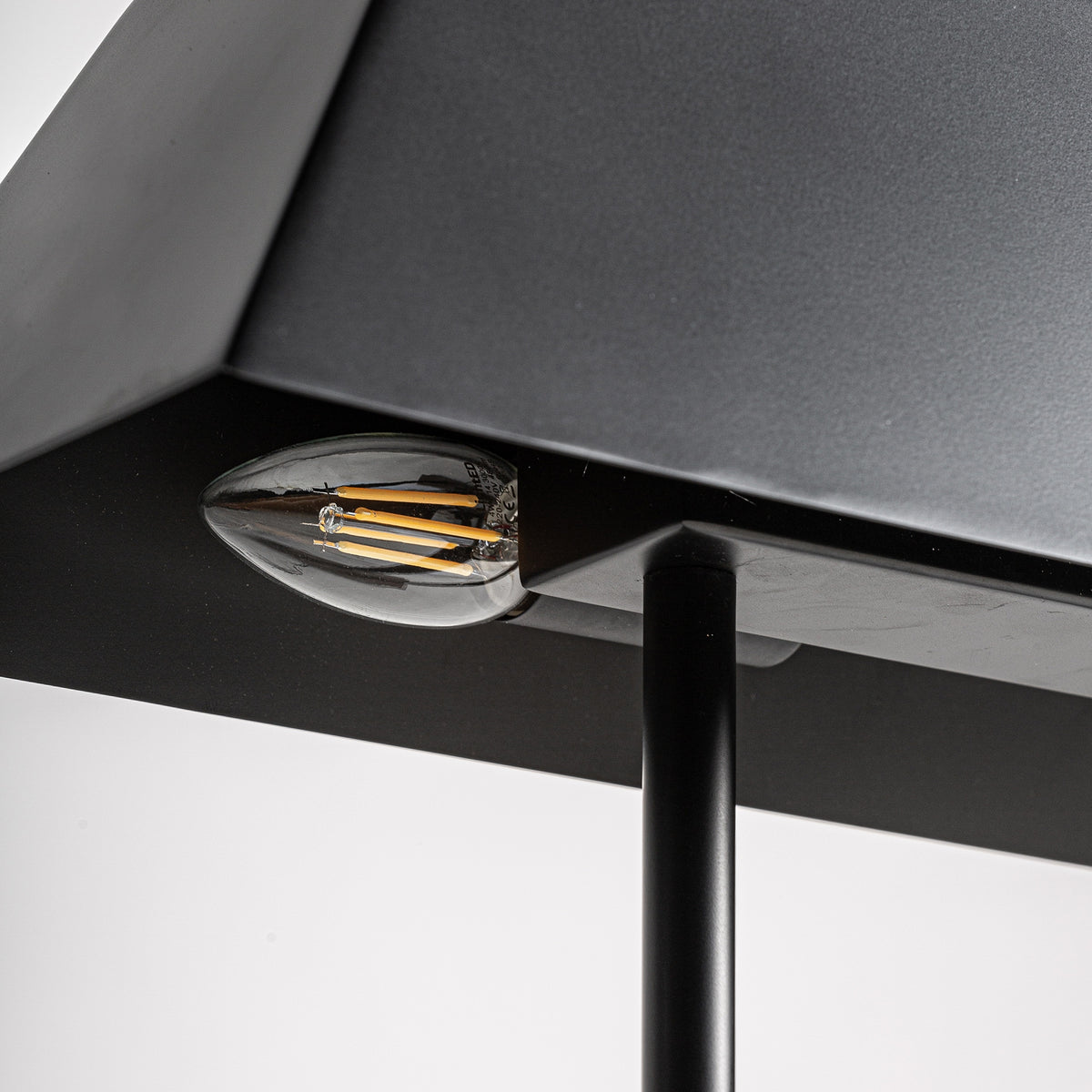 Dalhea Grey & Black Table Lamp 42x18x64 cm