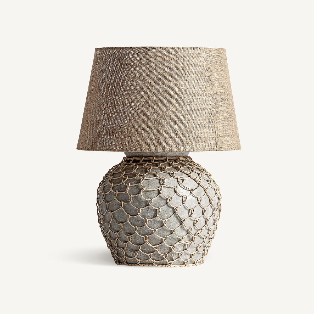 Dambach Beige & Grey Table Lamp 50x50x75 cm