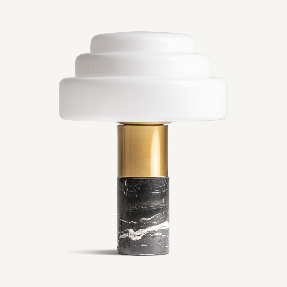 Dante Black & Golden & Beige Table Lamp 39x39x50 cm