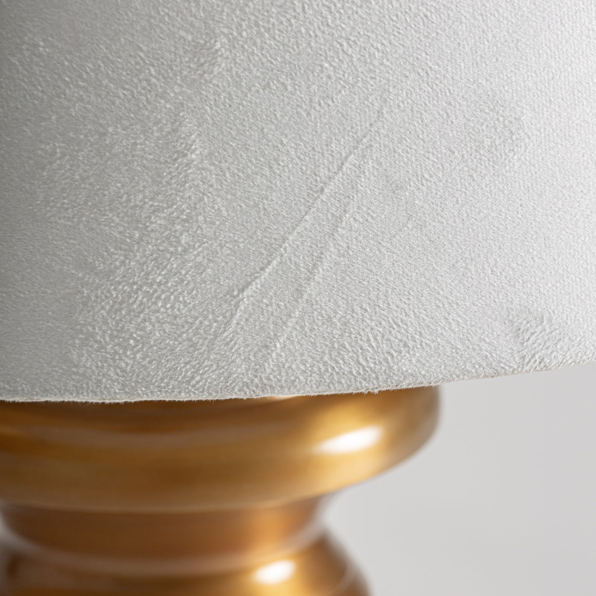 Deane White & Golden Table Lamp 46x56x101 cm