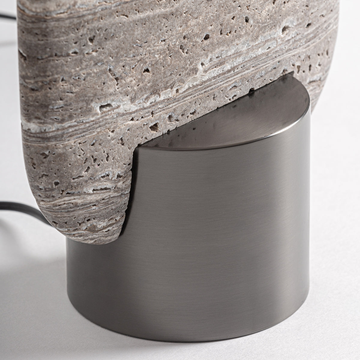 Dilash Grey & Bronze & Beige Table Lamp 45x28x67 cm