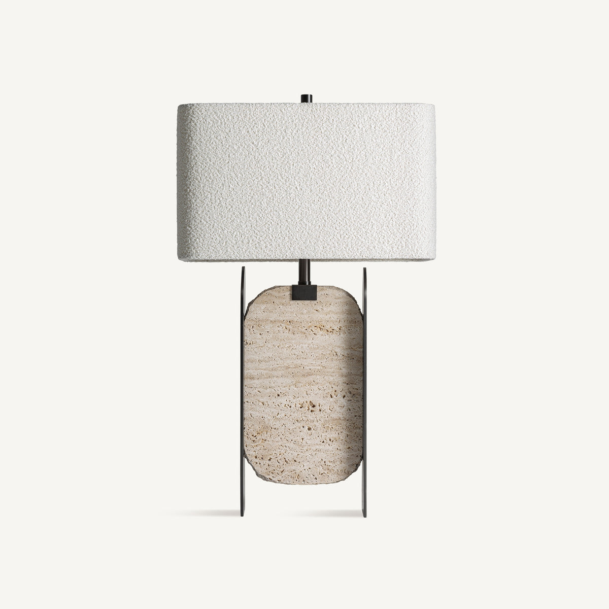 Freya White & Grey Table Lamp 40x25x66 cm