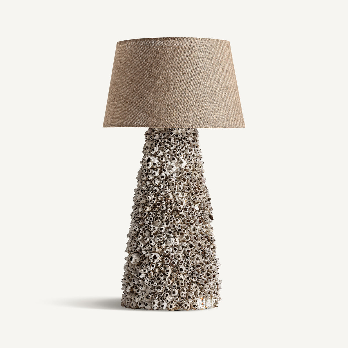 Kalbashe White & Brown & Beige Table Lamp 50x50x96 cm