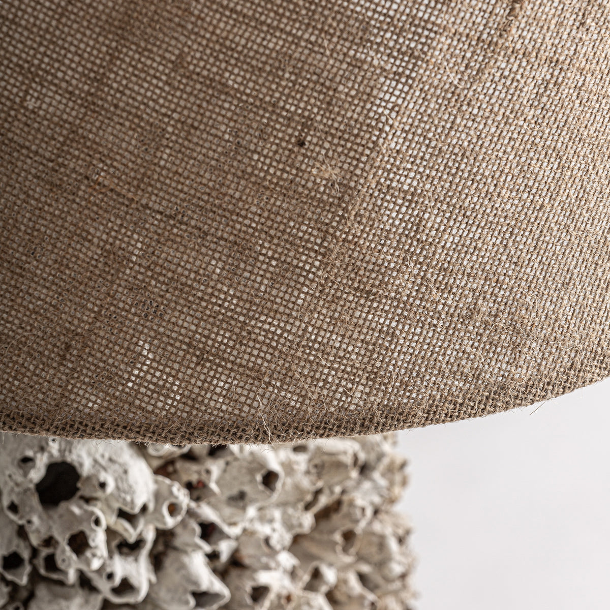 Kalbashe White & Brown & Beige Table Lamp 50x50x96 cm