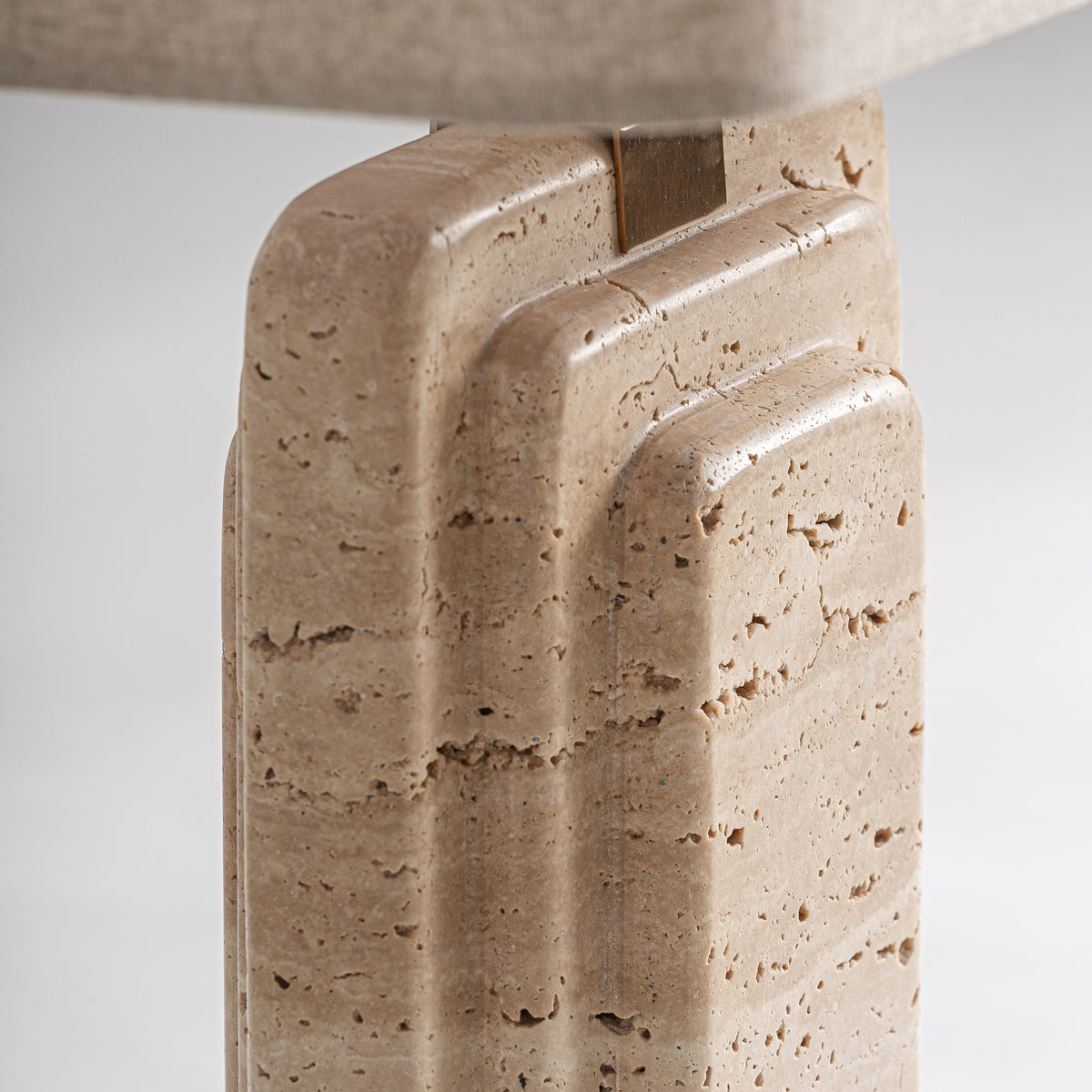 Kandern Brown & Beige & Golden Table Lamp 42x26x66 cm