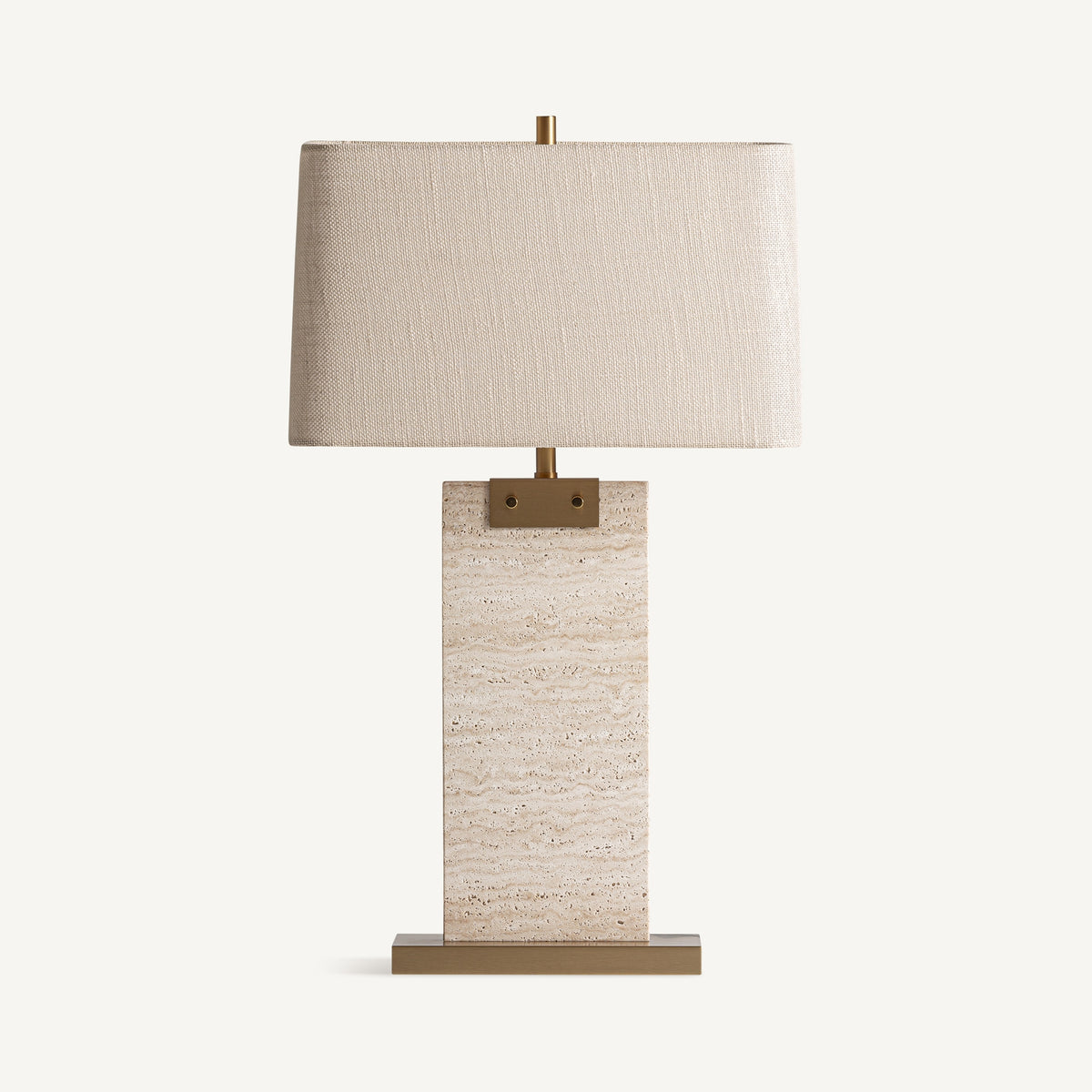 Lahen Beige & Golden Table Lamp 45x25x78 cm