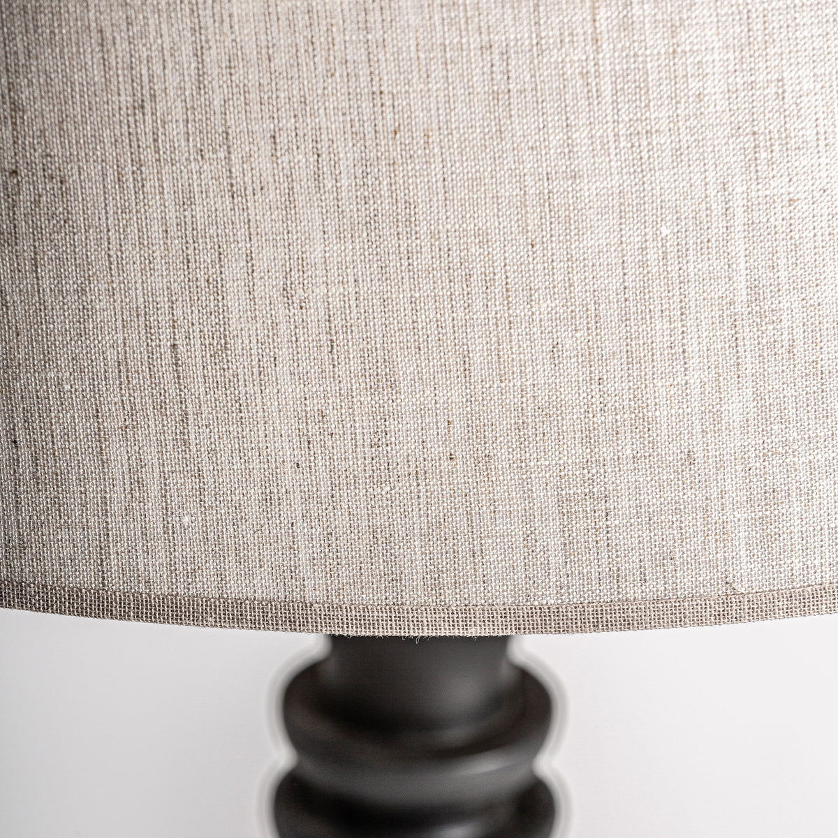 Ozier Beige & Black Table Lamp 70x70x95 cm