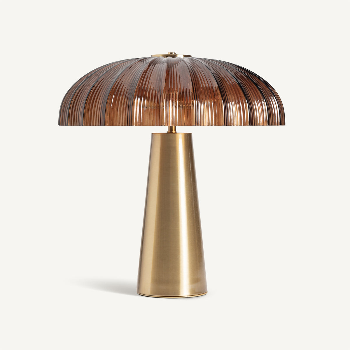 Pierre Brown & Golden Table Lamp 50x50x55 cm