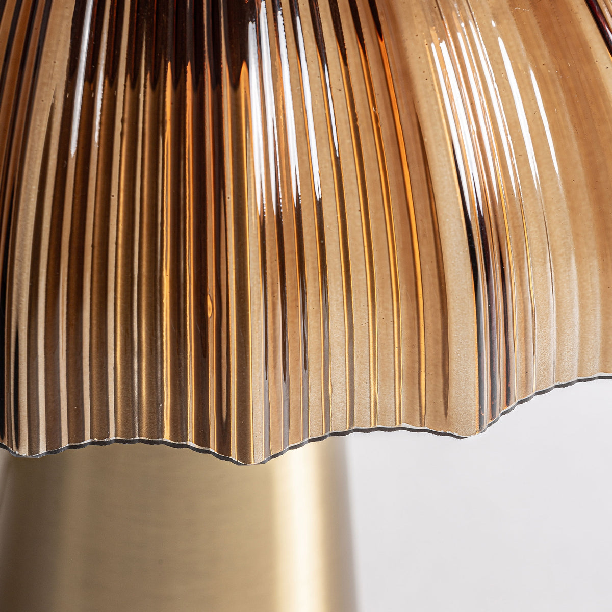 Pierre Brown & Golden Table Lamp 50x50x55 cm