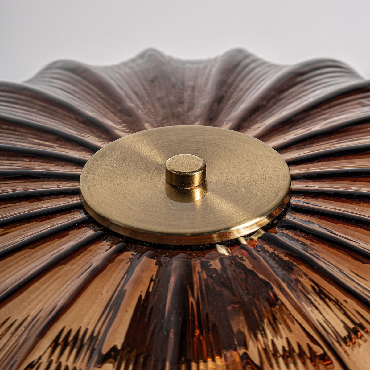 Pierre Brown & Golden Table Lamp 50x50x55 cm