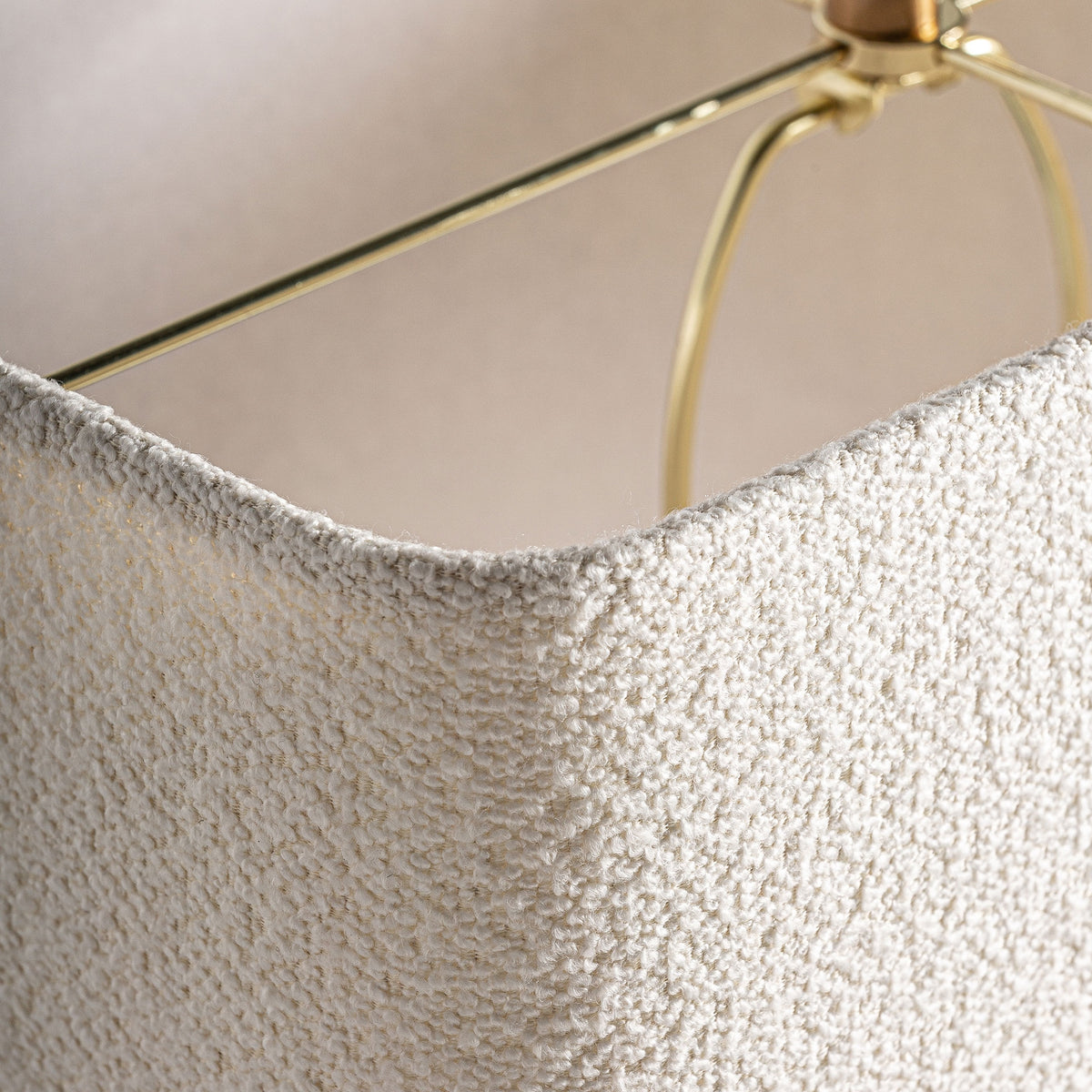 Preist White & Brown & Golden Table Lamp 42x25x67 cm