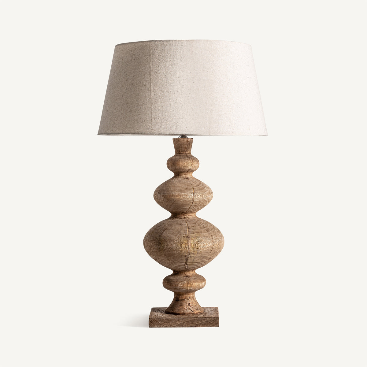 Quissac White & Brown & Golden Table Lamp 50x50x79 cm