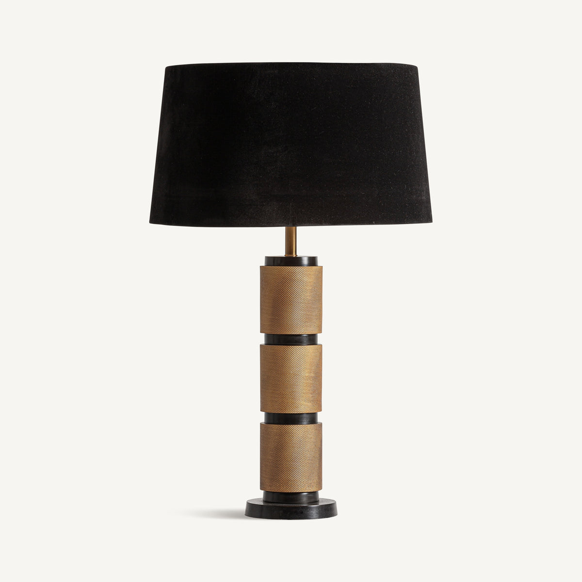 Sautel Black & Golden Table Lamp 40x46x76 cm
