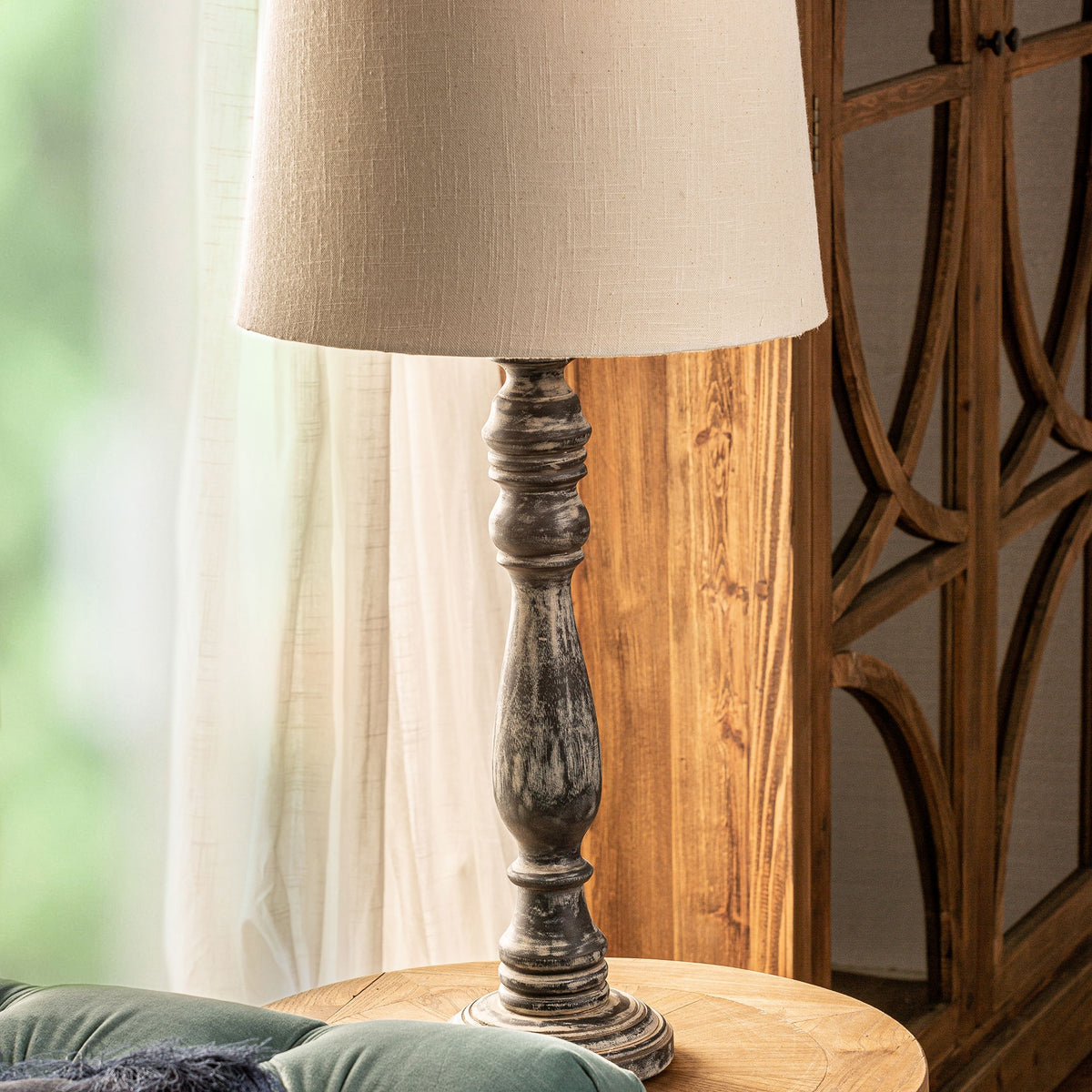 Seebach Black Table Lamp 36x36x70 cm
