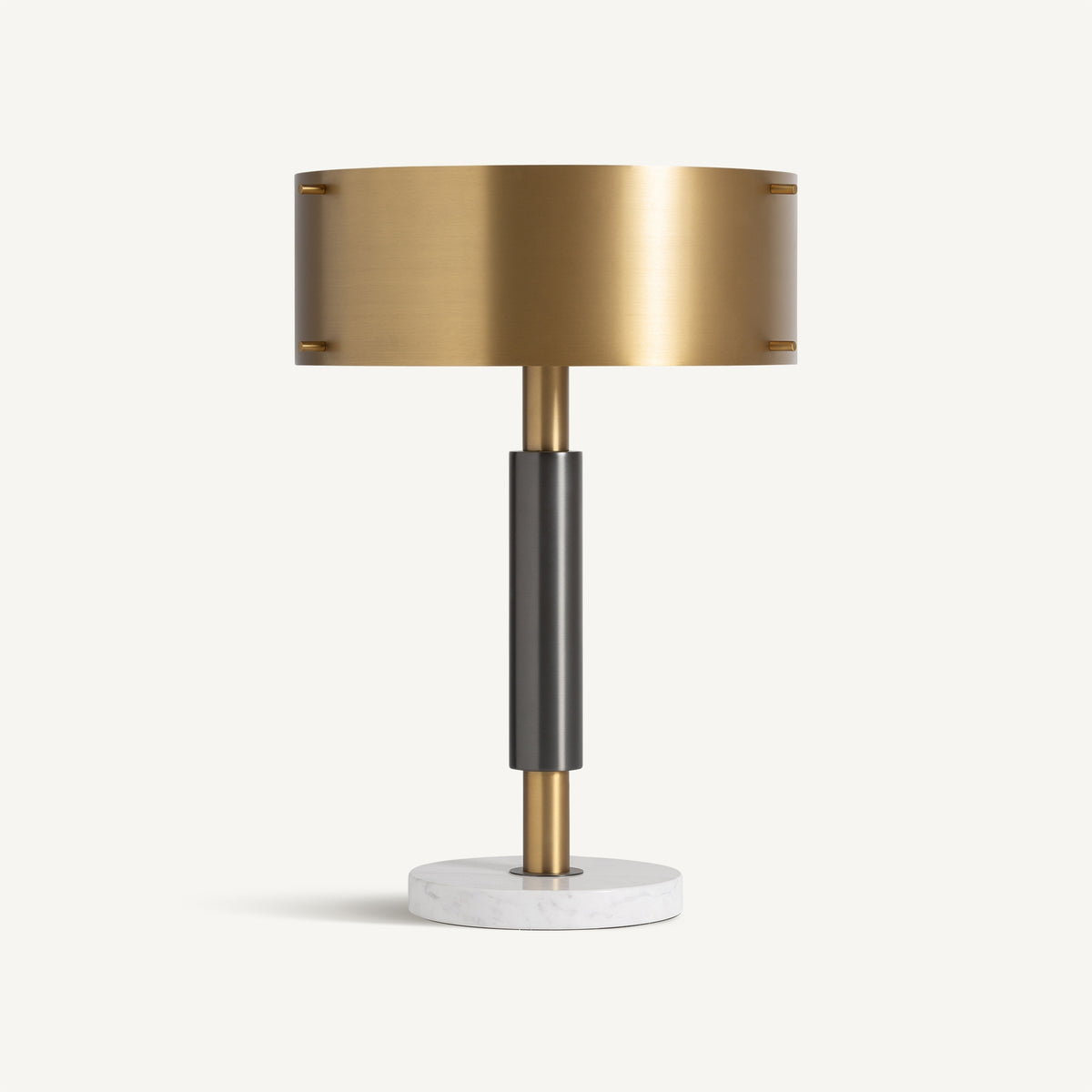 Statera White & Black & Golden Table Lamp 42x42x60 cm