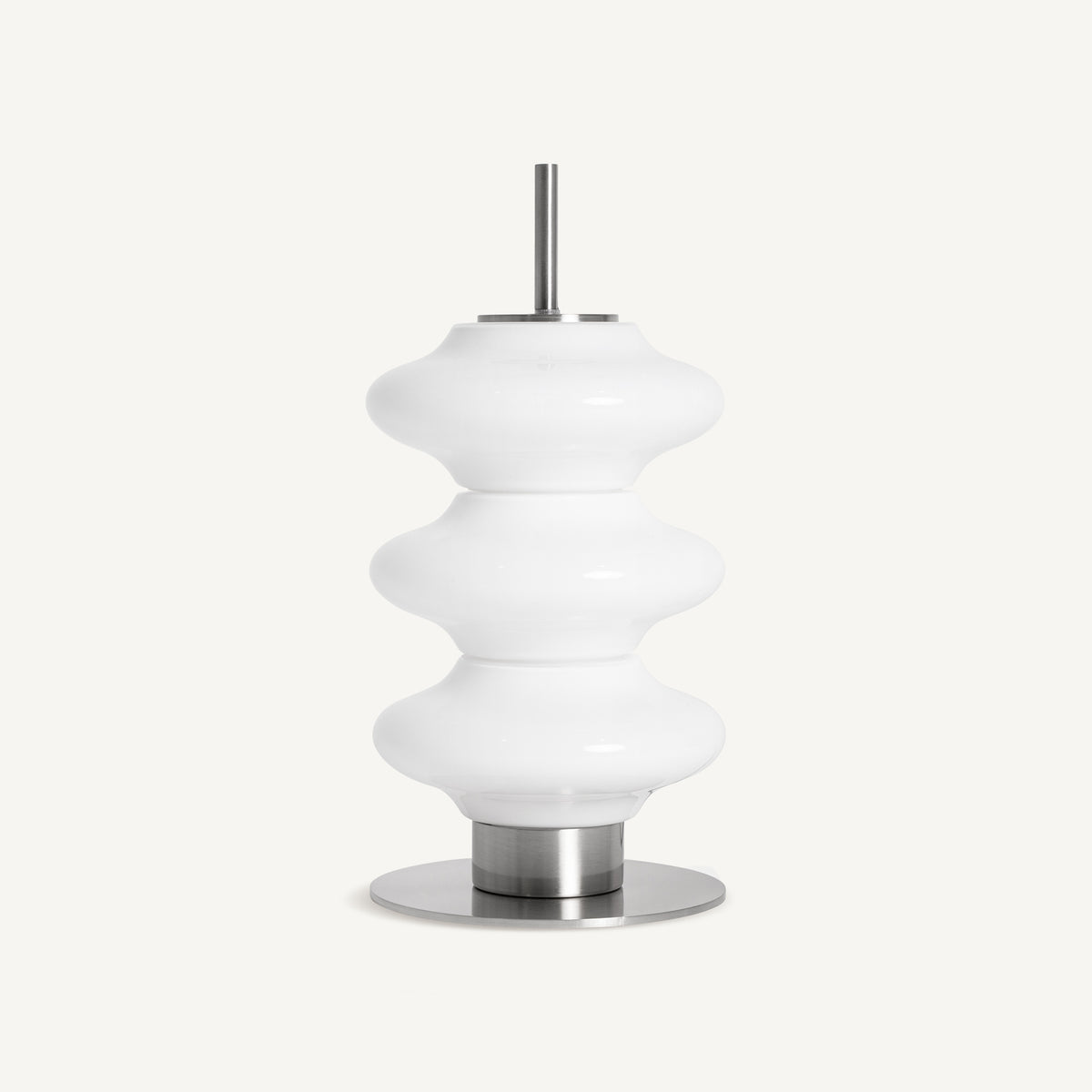 Tiare White & Silver Table Lamp 21x1x44 cm