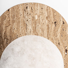 Cargar imagen en el visor de la galería, Alabaster/Travertine Table Lamp