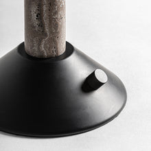 Load image into Gallery viewer, Grey Travertine Table Lamp