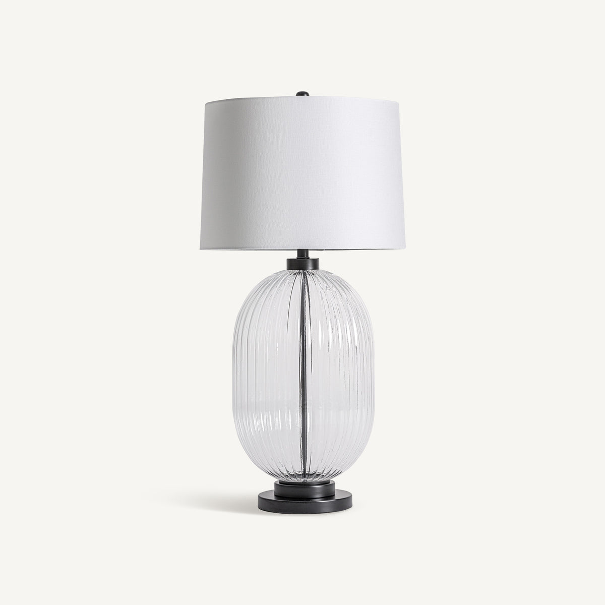 Xalsha White & Black Table Lamp 43x43x88 cm