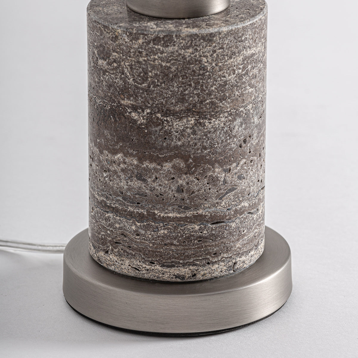 Xilka Grey & Silver & Beige Table Lamp 30x30x59 cm