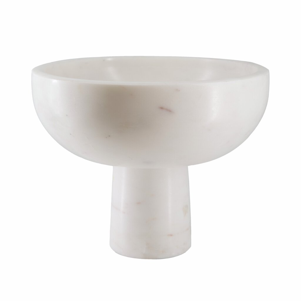 Napoli - Skål Hvit 25x25x20cm Marmor