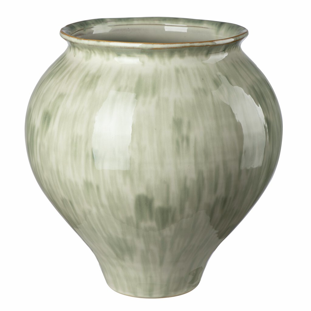 Naia - Vase Lys grønn 28,5x28,5x30cm