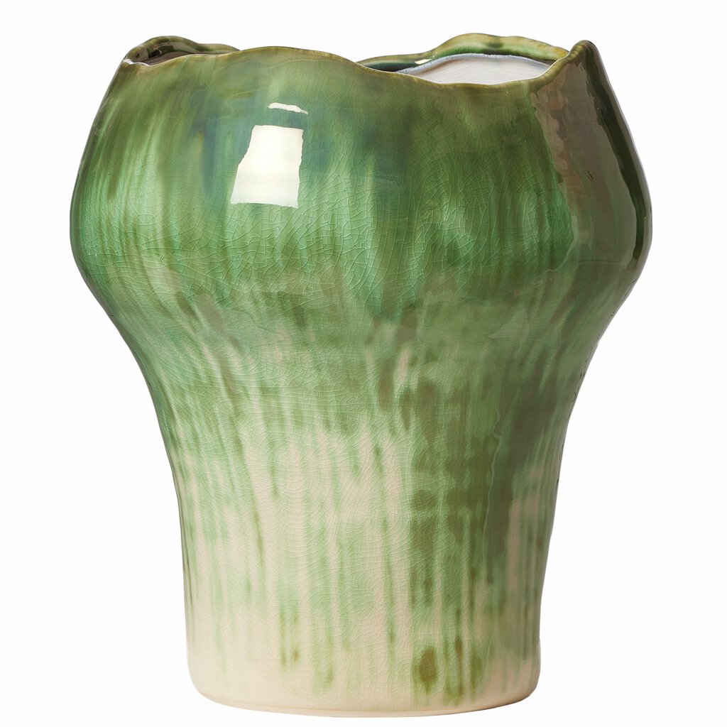 GALINA Potte/Vase D22 H32 cm green