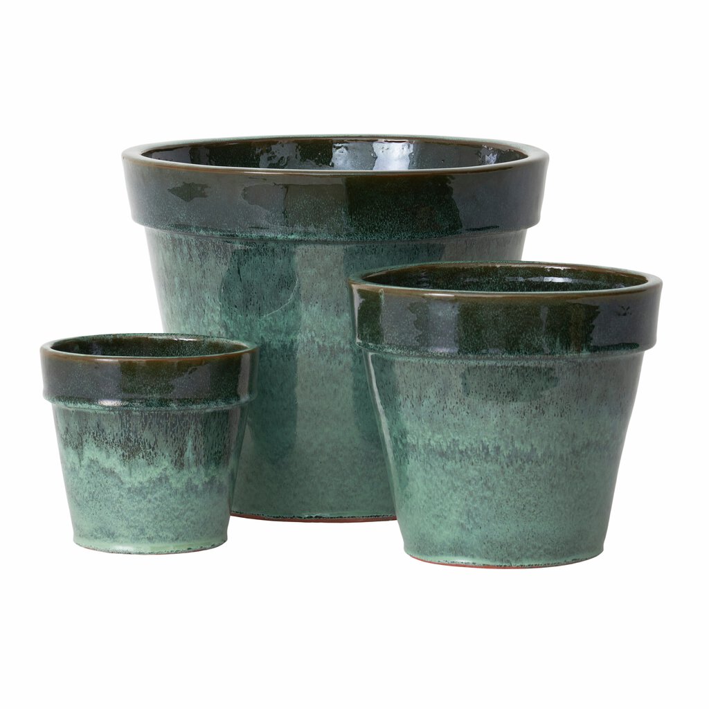 Mungo Outdoor Pot S/3 Green D17-34 H15-28