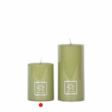 Load image into Gallery viewer, Kubbelys 7x10 Green leaf Candle