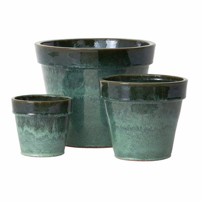 Mungo Outdoor Pot S/3 Green D17-34 H15-28