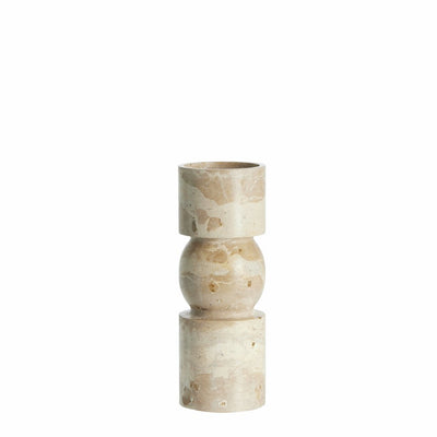 Ellia candlestick 9X9X23 cm. Linen