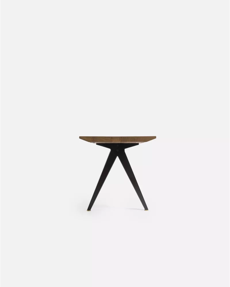 Teak wood and iron 250 x 40 x 45 cm