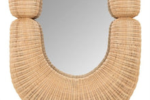 Carica l&#39;immagine nel visualizzatore di Gallery, Loop Mirror Rattan L