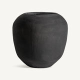 BLACK CONCRETE VASE