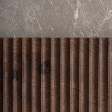 Charger l'image dans la galerie, Mango wood/grey marble side table